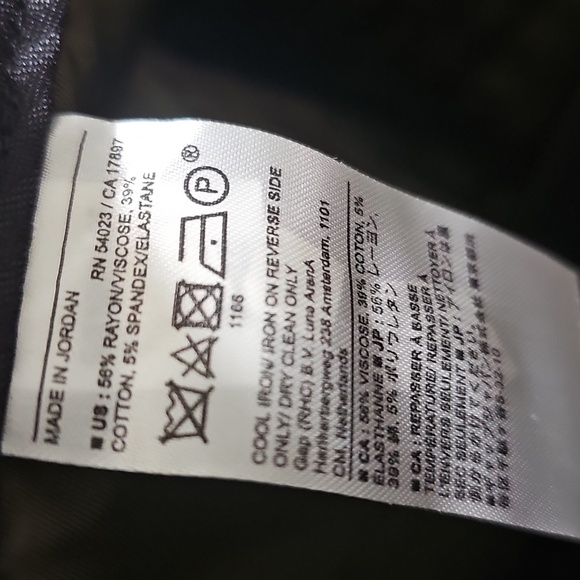 Banana Republic Sloan High Waisted Green Trousers Pants Size 10 NWT - Picture 5 of 6